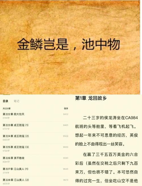 金麟岂是池物全文免费阅读_小说热门连载