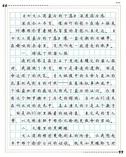 女文工团员的最后下落全文在线阅读